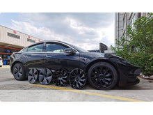 4PCS Matte Black 18'' Wheel Cover Hubcaps Hub Cap  for Tesla Model 3 2017-2023