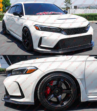 For 2023-2026 Honda Civic Type-R FL5 CTM V2 Carbon Fiber Front Bumper Lip Splitter