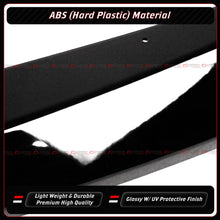 For 2022-2025 Subaru WRX Gloss Black Shark Fin Vortex Bumper Diffuser + Corner Spats
