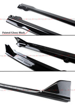 Gloss Black Side Skirt Extension Splitter For 2018-2024 Toyota Camry