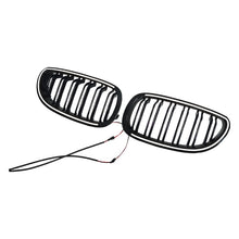 For BMW 5 Series E60 2004-2009 LED Front Bumper Grille Bumper Grill Radiator Gloss Black