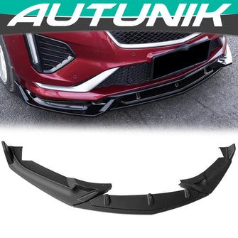 Matte Black Front Bumper Lip Splitter for Cadillac CT5 2020-2023