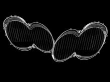 Front Headlight Lens Cover With Sealant For Mercedes SL W230 2003-2008 L&R