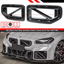 Dry Carbon Fiber Front Nose Kidney Grille for BMW G87 M2 2023-2025