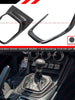 Auto Carbon Fiber Shift Console Panel Surrounding Kits For 2022-2025 Toyota 86 GR86 BRZ