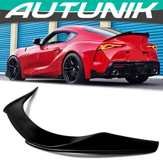 For 2020+ Toyora Supra A90 A91 Glossy Black Highkick Rear Trunk Spoiler Wing