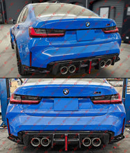 For 2021-2026 BMW G80 M3 G82 G83 M4 CTM V3 Full Carbon Fiber Rear Diffuser W/ LED