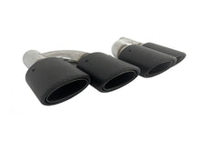 Akrapovic Dual Matte Carbon Exhaust Pipe Tips for Audi A4 A5 A6 A7 Modifications