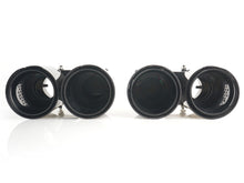 1 Pair L+R Carbon Fiber Exhaust Tip Replace For BMW G05 X5 G06 X6 G07 X7 2019-2026 M-Sport Only