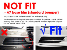 Front Fog Light Cover Grill Kit For AUDI A7 C7.5 S-line S7 2016-2018 fg240