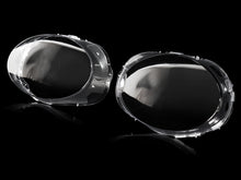 Pair Front Headlight Lens Cover+Glue Clear For BMW Mini F56 2014-2018