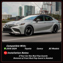 For 2018-2024 Toyota Camry CTM Predawn Gray Mica Black 2-Toned Side Skirt Extension