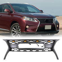 Front Bumper Upper Grille Mesh Grill w/Light for Lexus Rx 270 350 450H 2013-2016