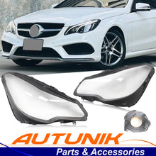 LH/RH Clear Headlight Lens Cover Fits 2014-2017 Mercedes Benz W207 C207 E Class