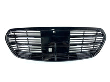 Gloss Black Front Bumper Grille for Mercedes W223 Sedan S400 S500 S450 S580 2021-2024