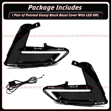 For 2020-2023 Nissan Sentra Front Bumper Bezel Cover Dual Color Sequential LED DRL
