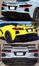 For 2020-2026 Corvette C8 Z51 Z06 Matt Black Rear License Plate Frame Holder Panel