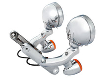 4.5" LED Fog Lights for Harley Street Electra Glide Road King 94-23