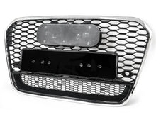 Chrome Frame Grill For 2012-2015 Audi A6/S6 C7 RS6 Style Front Mesh Honeycomb Grille