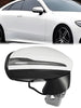 White Mirror BSM For 2018-2022 Mercedes Coupe E300 E400 E450 E53 AMG-Passenger Right