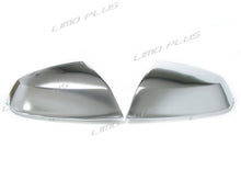 Chrome Mirror Cover Caps Replace For AUDI Q5 SQ5 Q7 SQ7 2018-2025 WITHOUT blind spot assist light