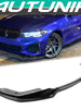 Carbon Fiber Look Front Bumper Lip Splitters For BMW 3 Series G20 M Sport 2019-2022