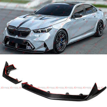 For 2025-2026 BMW G90 G99 M5 Real Carbon Fiber Front Bumper Lip