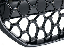 Black Diamond Front Bumper Grille w/ LED Light for BMW 4 Series G22 G23 430i M440i 2021-2026