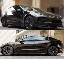 Gloss Black Side Skirt Extension For 2024-2025 Tesla Model 3