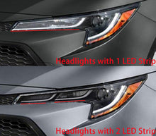 Pair Headlight Headlamp Lens Covers For Toyota Corolla 2019-2021 Sedan&Hatchback SE, XLE, XSE