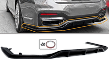 Gloss Black Rear Bumper Diffuser for BMW 7 Series G11 G12 M Sport 2019-2022