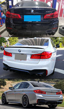 M5 Style Glossy Black Rear Diffuser For 2017-2023 BMW G30 5 Series 530i 540i W/ M Sport Bumper