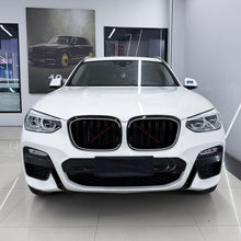 Gloss Black Front Kidney Grill Grille W/ LED Light For 2018-2022 BMW X3 X4 G01 G02