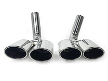 Chrome Twin Exhaust Tips For Mercedes G-Class W463 G500 G550 G320 1989-2018