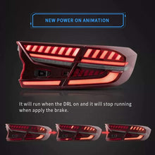 Full LED Red Tail Light For Honda Accord 2018-2022 Rear Lamp Assembly