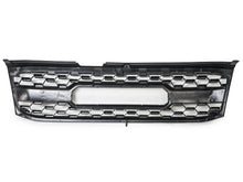 Black Front Bumper Upper Grille w/ LED Light Fit For 1998-2006 Toyota Land Crusier LC100