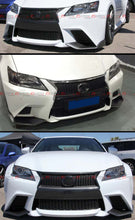 Carbon Fiber Front Bumper Splitter Lip Lower Canards For 2013-2015 Lexus GS350 F Sport