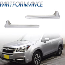 Pair Chrome Fog Light Molding Trim For Subaru Forester 2017 2018 Left & Right