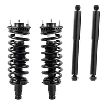 4pcs Front+Rear Shock Strut Absorbers For Chevy Trailblazer GMC Envoy SAAB 9-7X