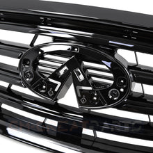 Front Upper Grille Gloss Black for 2014-2017 INFINITI QX70