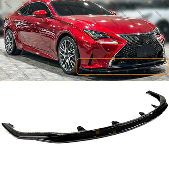 Gloss Black Front Bumper Lip Splitter For 2015-2018 Lexus RC300 RC350 F-Sport