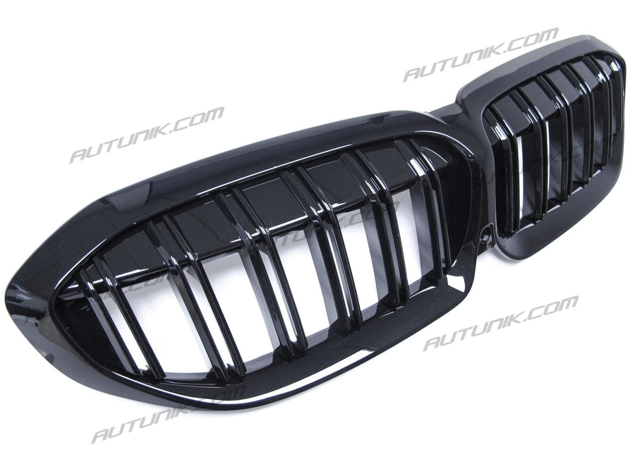 For Bmw G20 3-series G20 G21 G28 2019-2020 Front Bumper Hood Kidney Grill Racing Grilles Replacement Black Diamond Meteor Style - Racing Grills