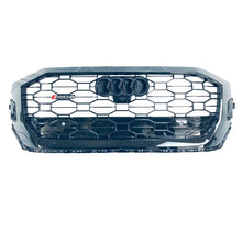 Honeycomb Black Front Grill For Audi Q8 SQ8 2019-2024 w/o ACC