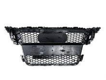 Honeycomb Front Bumper Grille for Audi A5 B8 S5 8T 2008-2012 ( Chrome Frame+Black Honeycomb)