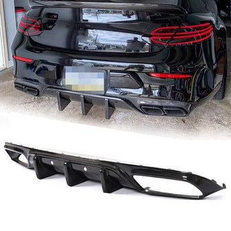 Real Carbon Fiber Rear Diffuser for Mercedes W205 C205 C63 C63S Coupe 2015-2020