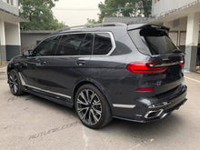 Glossy Black Rear Diffuser Lip 3PCS Fits BMW X7 G07 M Sport 2019-2023