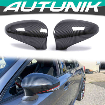 Carbon Fiber ABS Side Mirror Cover Caps Replacement for Lexus IS GS GSF ES RC RCF LS mc134