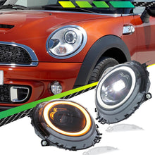 LED Headlights DRL Assembly for BMW Mini Cooper R55 R56 R57 R58 R59 2007-2013