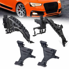4Pcs Headlight Support Carrier Lower Guide Bracket Set For Audi A4 B8.5 S4 13-16