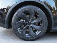4PCS Matte black 19'' Hubcaps Caps Rim Wheel Cover For Tesla Model Y 2020-2023